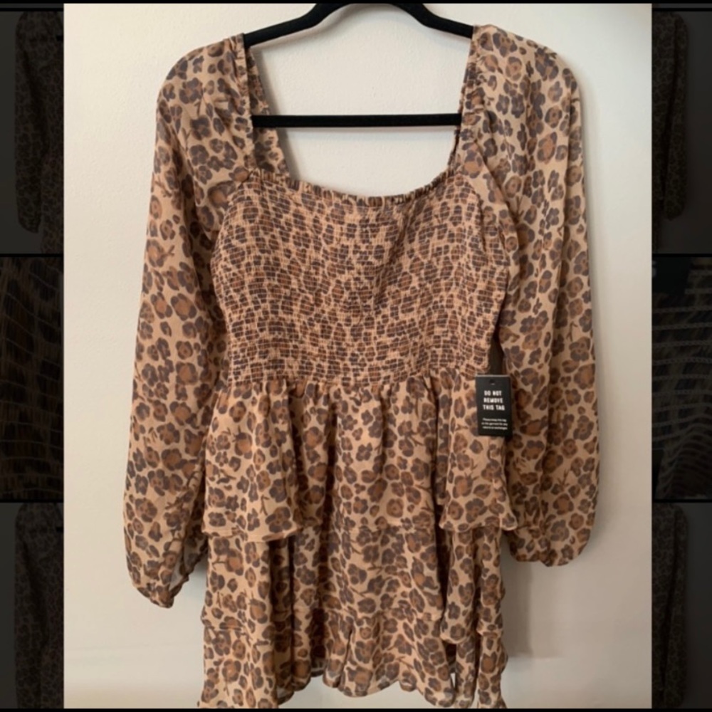 Express cheetah romper